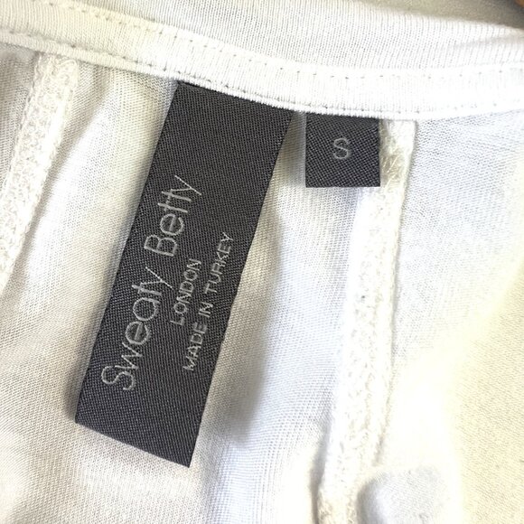 Sweaty Betty Easy Peazy Long Sleeve Shirt, White, Size S - Picture 8 of 9